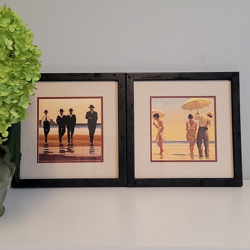 JACK VETTRIANO 'Mad Dogs' & 'The Billy Boys' Professionally Matted and Framed